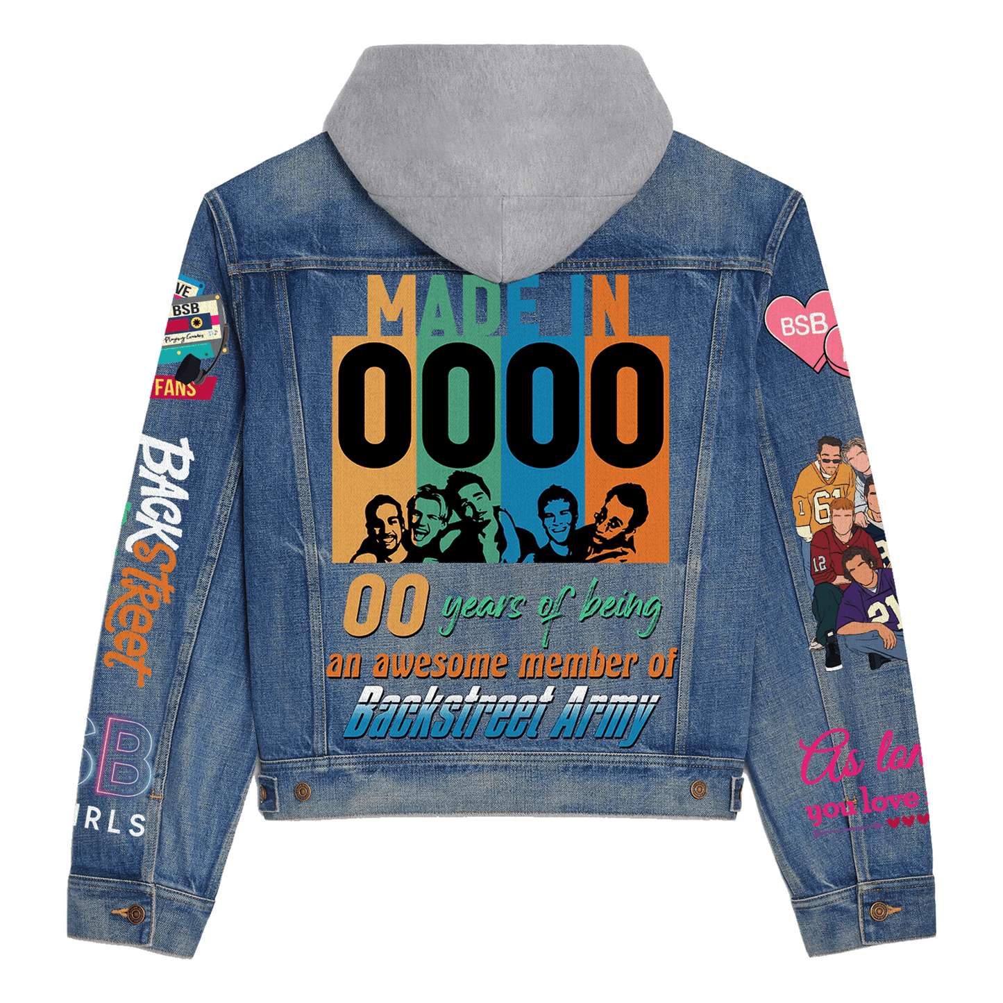 Buffalo Sabres Premium Hooded Denim Jacket New Collection AZBTHDJ000244