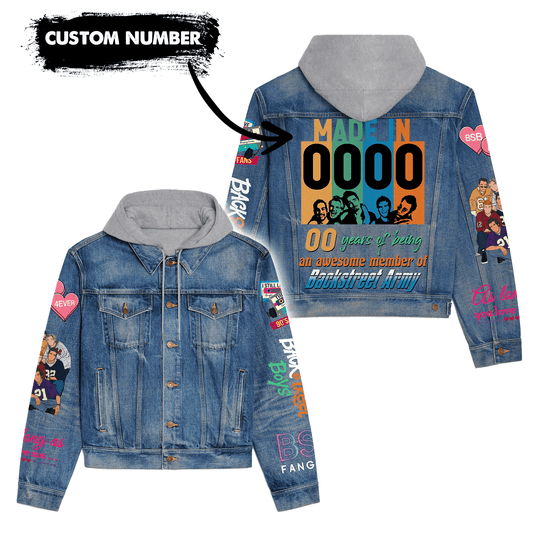 Buffalo Sabres Premium Hooded Denim Jacket New Collection AZBTHDJ000244