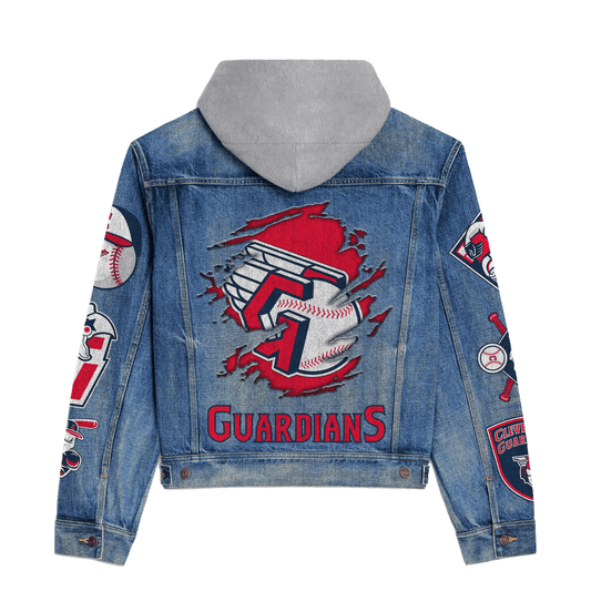 Clevend Guardians Premium Hooded Denim Jacket New Collection AZBTHDJ000594