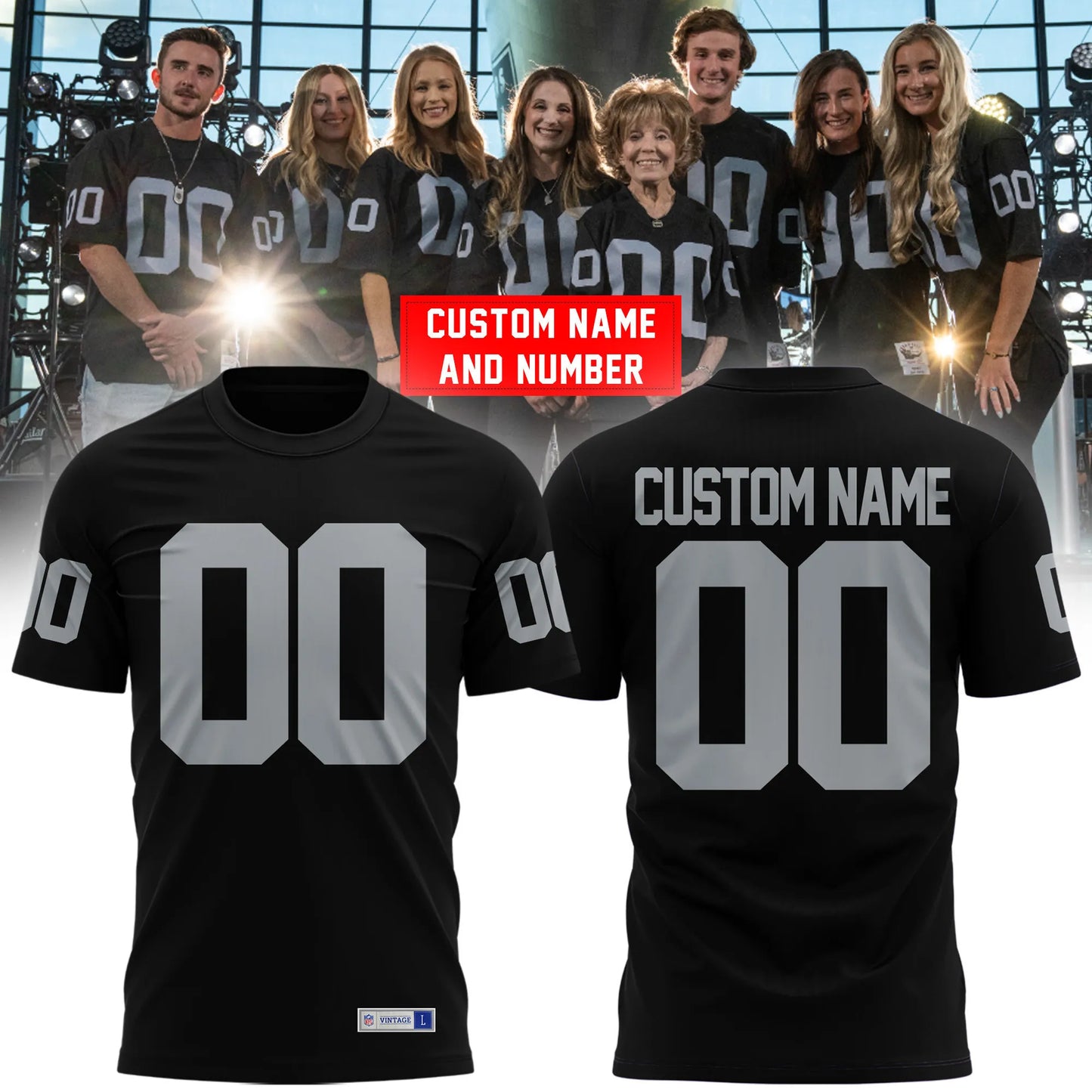 Las Vegas Raiders Customized Premium T-Shirt 16