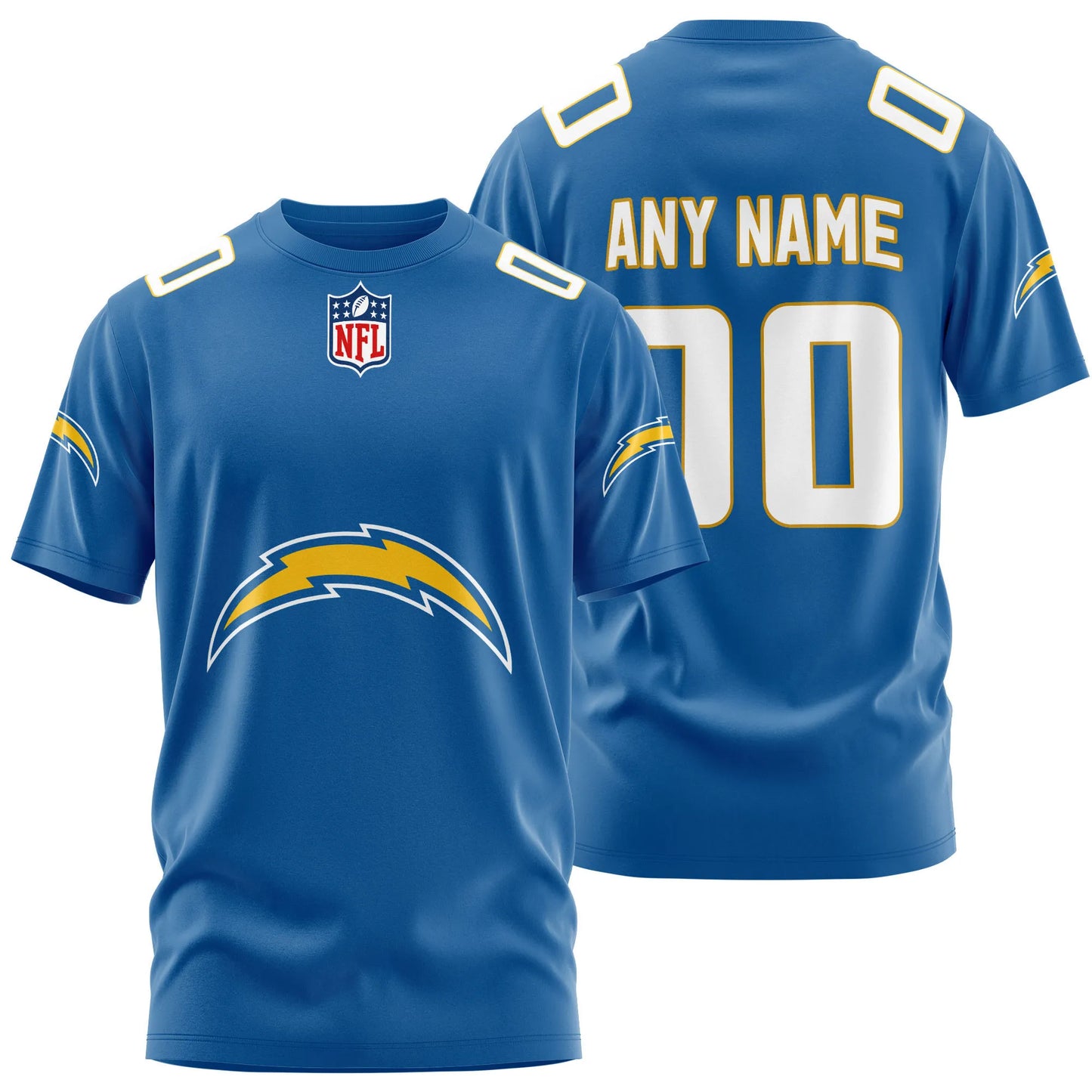Los Angeles Chargers Customized Premium T-Shirt 17