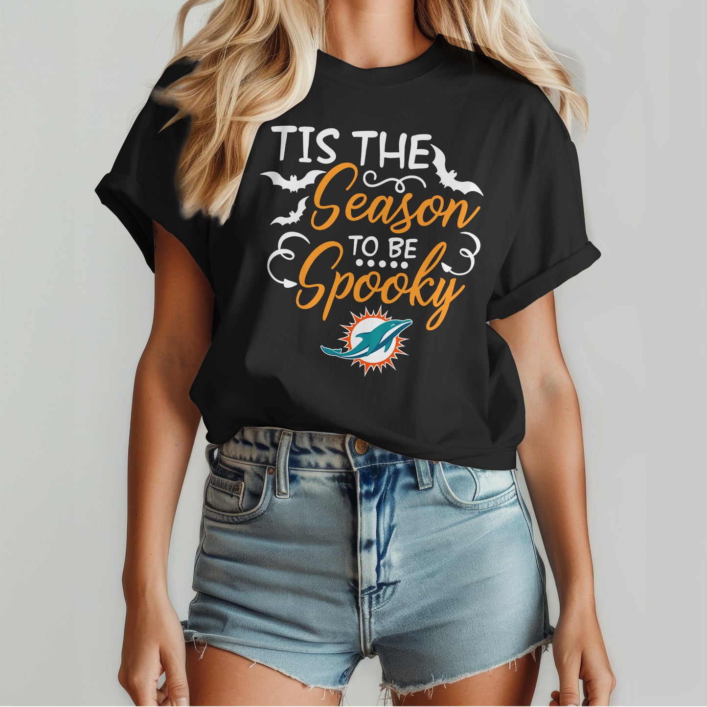 Miami Dolphins x Halloween Custom 3D T-Shirt NA118