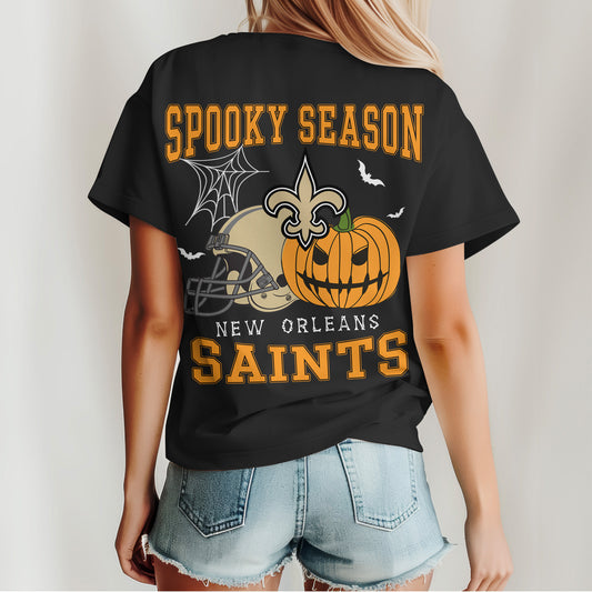 New Orleans Saints x Halloween Custom 3D T-Shirt NA122