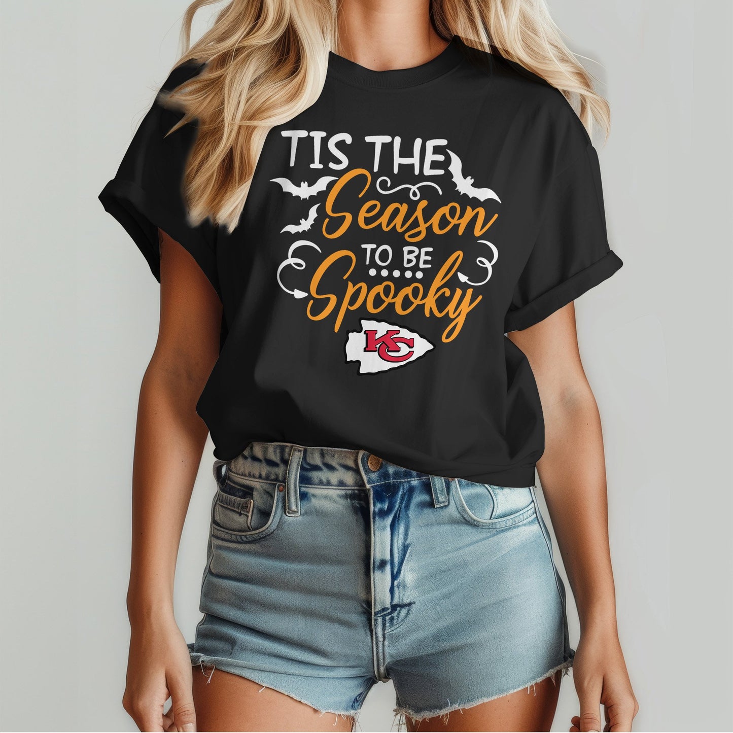 Kansas City Chiefs x Halloween Custom 3D T-Shirt NA116