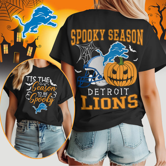 Detroit Lions x Halloween Custom 3D T-Shirt NA112