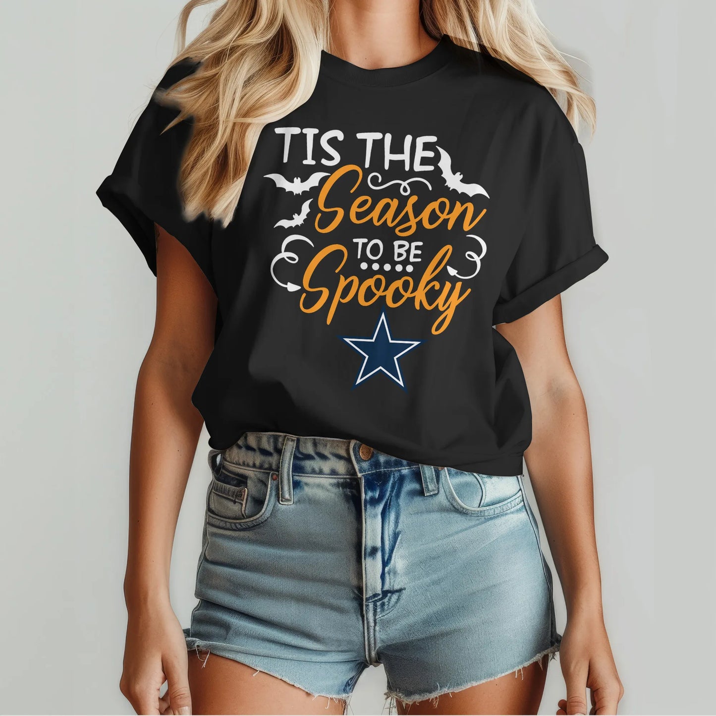 Dallas Cowboys x Halloween Custom 3D T-Shirt NA108