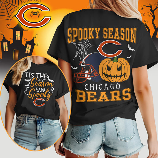 Chicago Bears x Halloween Custom 3D T-Shirt NA104