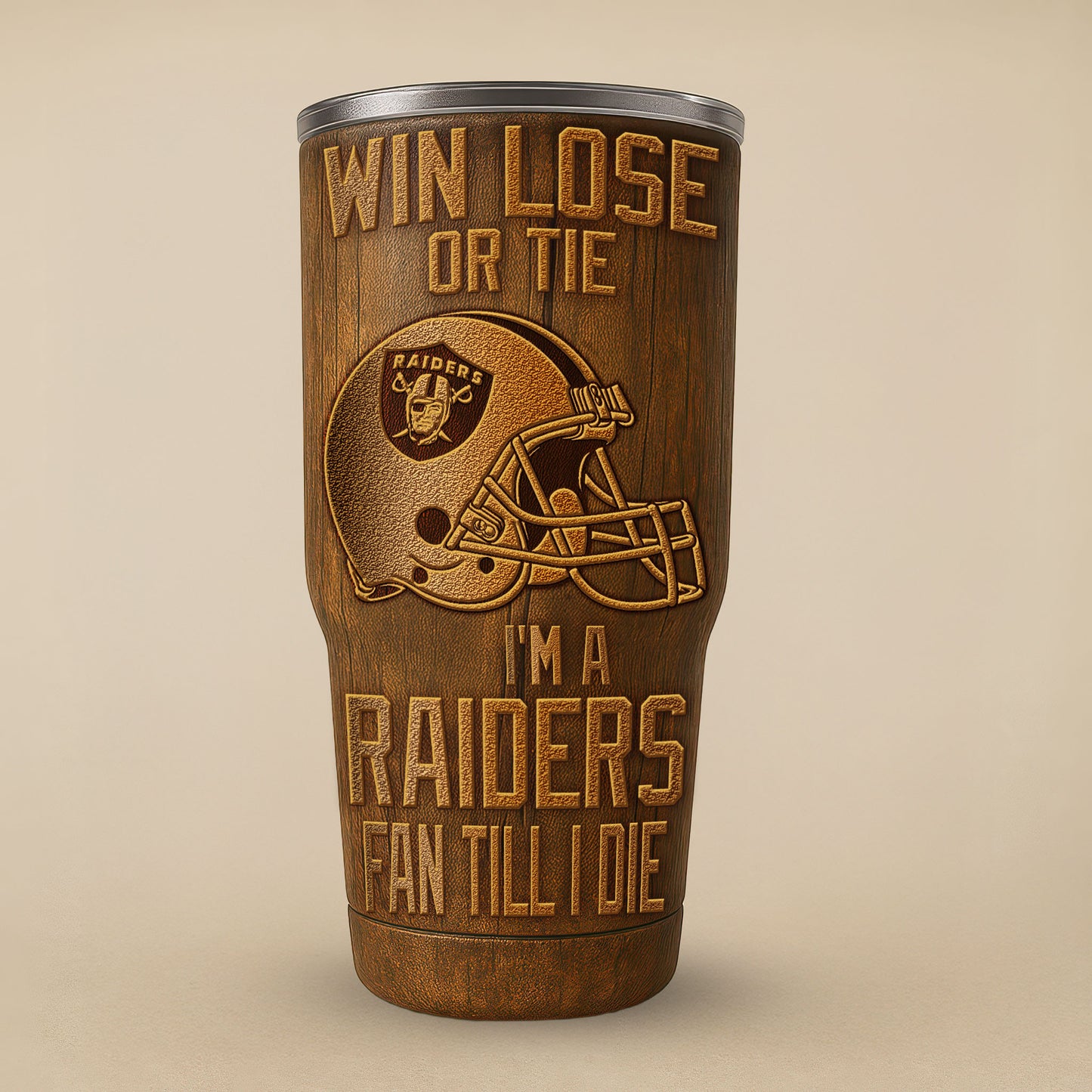 Las Vegas Raiders Premium Tumbler 30oz TD Gifts For Fans AZBTTB30OZ000017