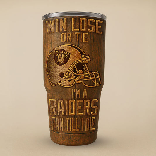 Las Vegas Raiders Premium Tumbler 30oz TD Gifts For Fans AZBTTB30OZ000017