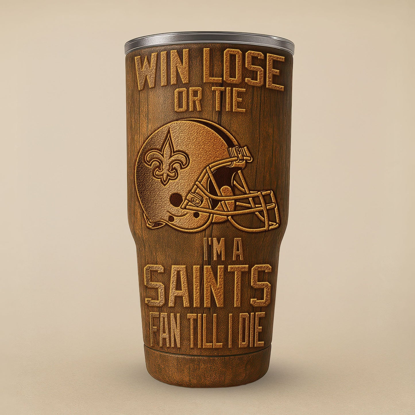 New Orleans Saints Premium Tumbler 30oz TD Gifts For Fans AZBTTB30OZ000026