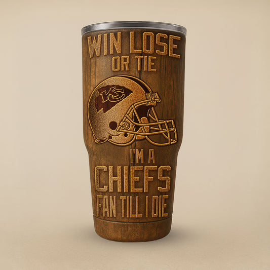 Kansas City Chiefs Premium Tumbler 30oz TD Gifts For Fans AZBTTB30OZ000028