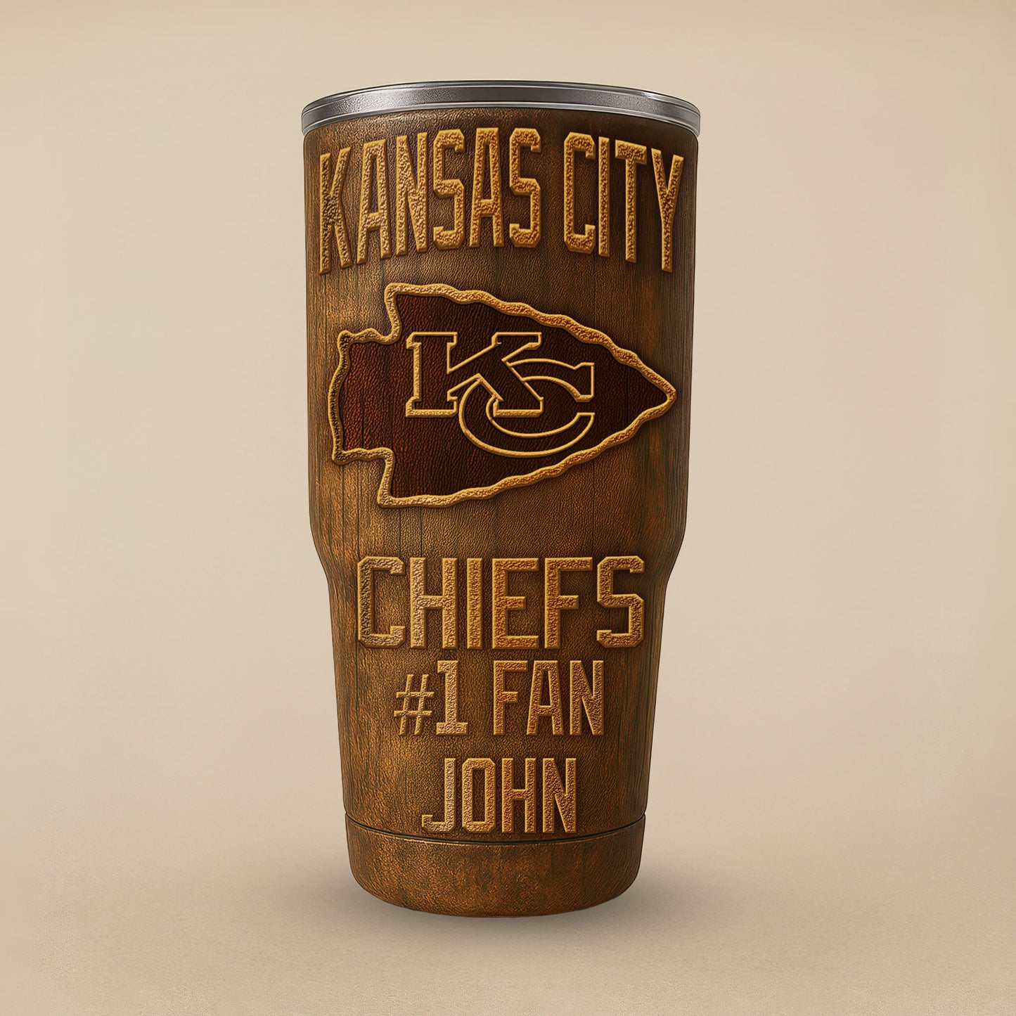 Kansas City Chiefs Premium Tumbler 30oz TD Gifts For Fans AZBTTB30OZ000028