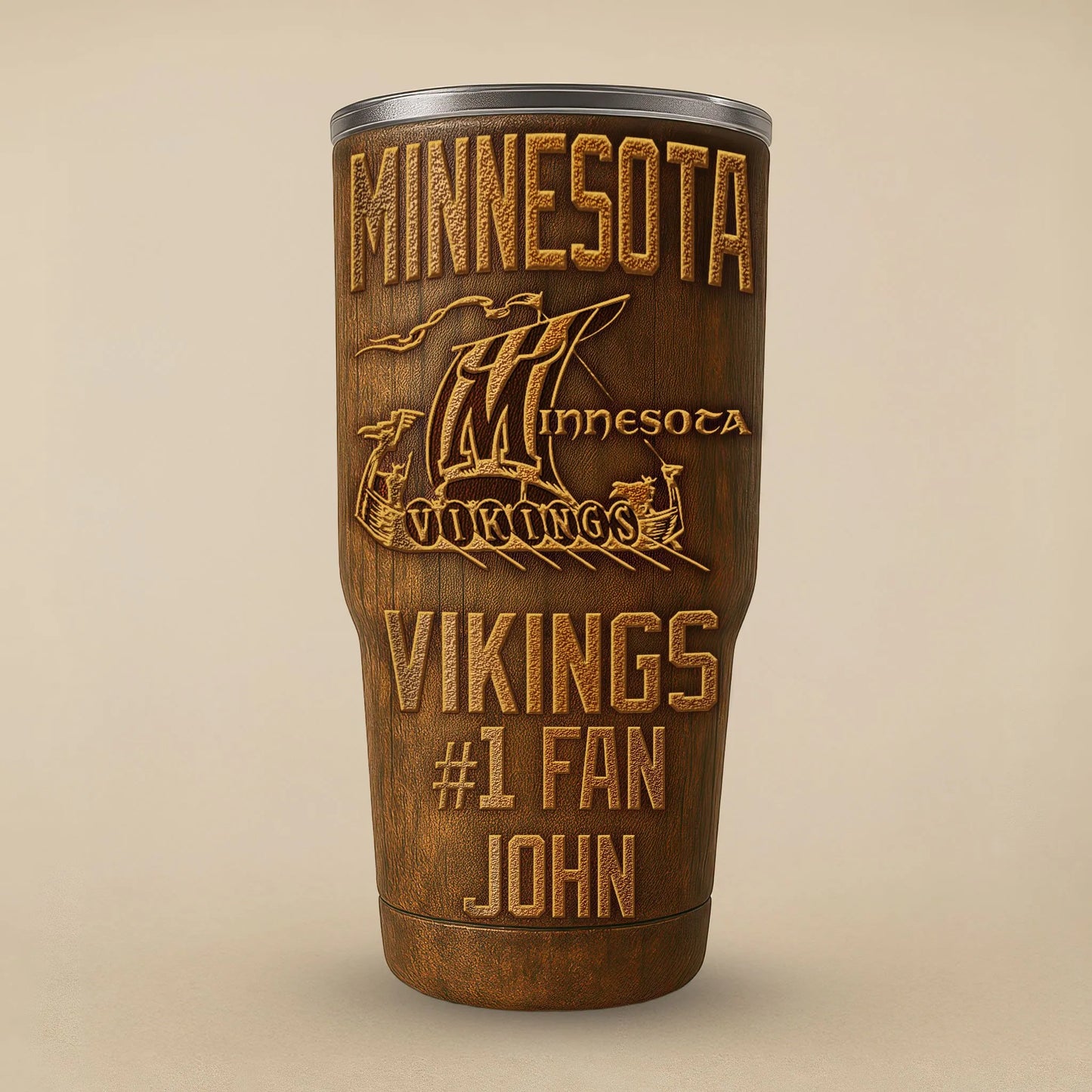 Minnesota Vikings Premium Tumbler 30oz TD Gifts For Fans AZBTTB30OZ000027