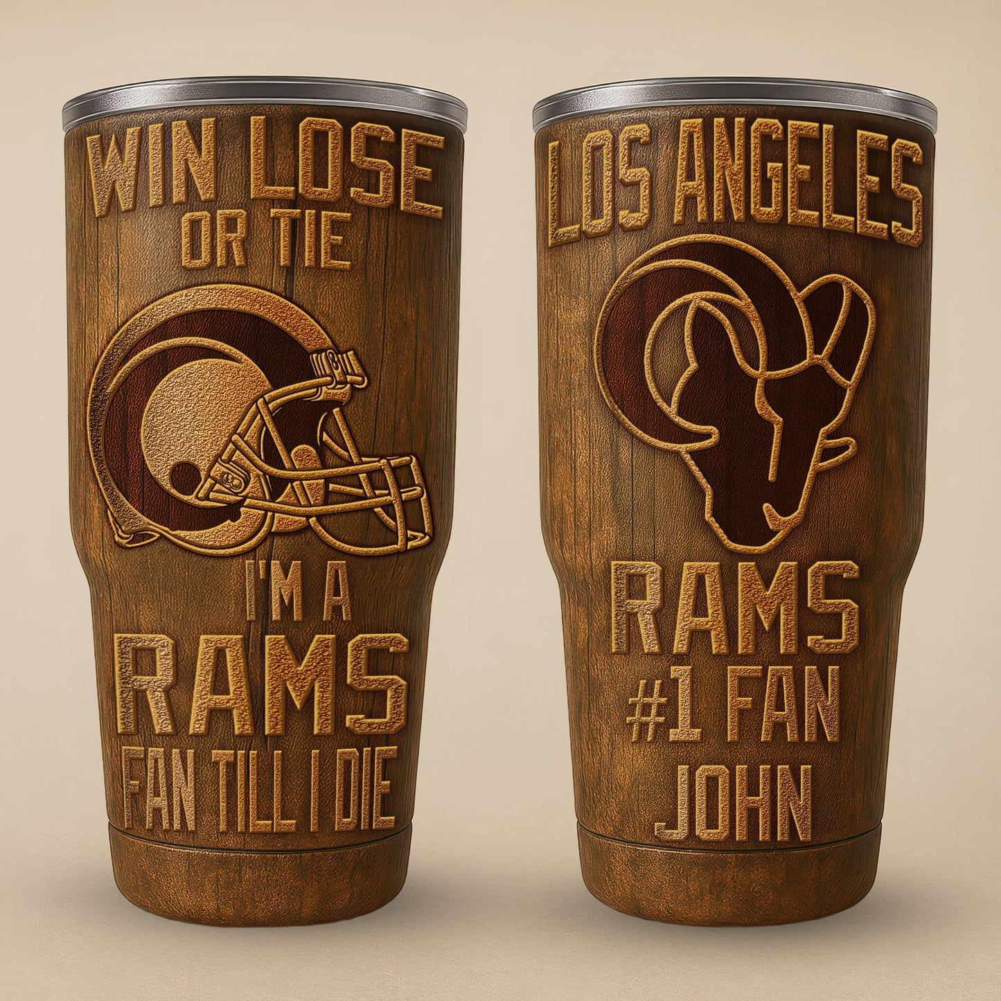 Los Angeles Rams Premium Tumbler 30oz TD Gifts For Fans AZBTTB30OZ000013
