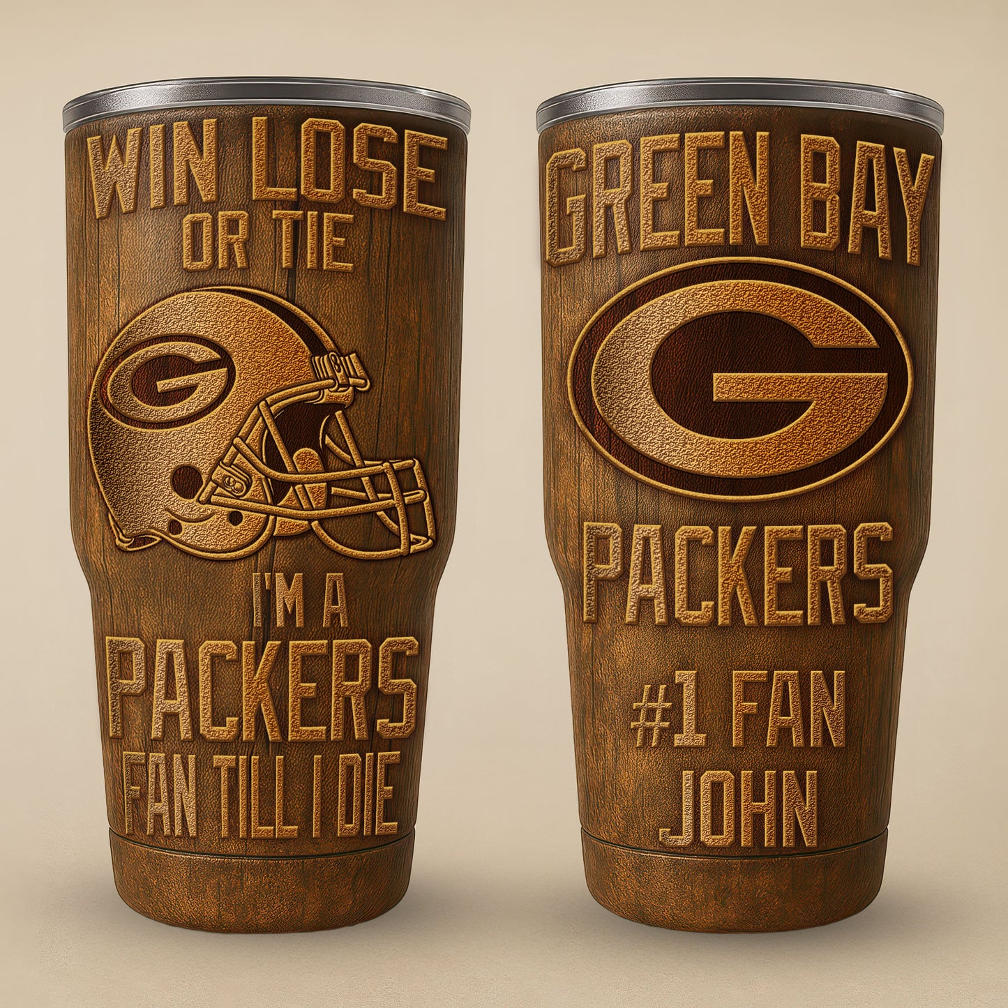 Green Bay Packers Premium Tumbler 30oz TD Gifts For Fans AZBTTB30OZ000012