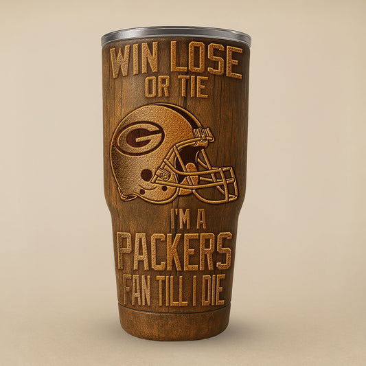 Green Bay Packers Premium Tumbler 30oz TD Gifts For Fans AZBTTB30OZ000012