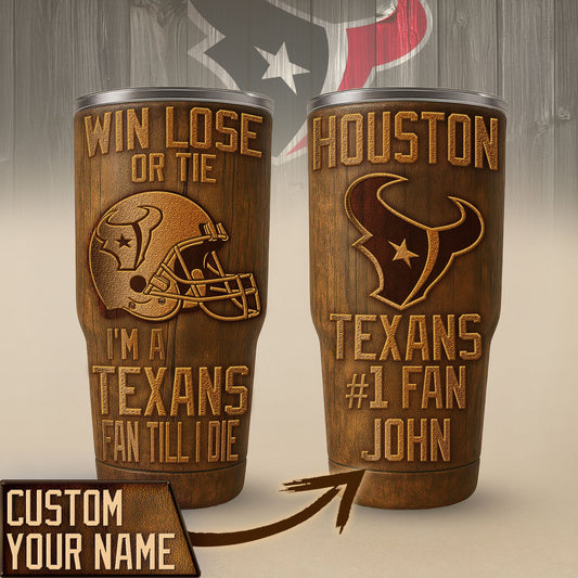 Houston Texans Premium Tumbler 30oz TD Gifts For Fans AZBTTB30OZ000021
