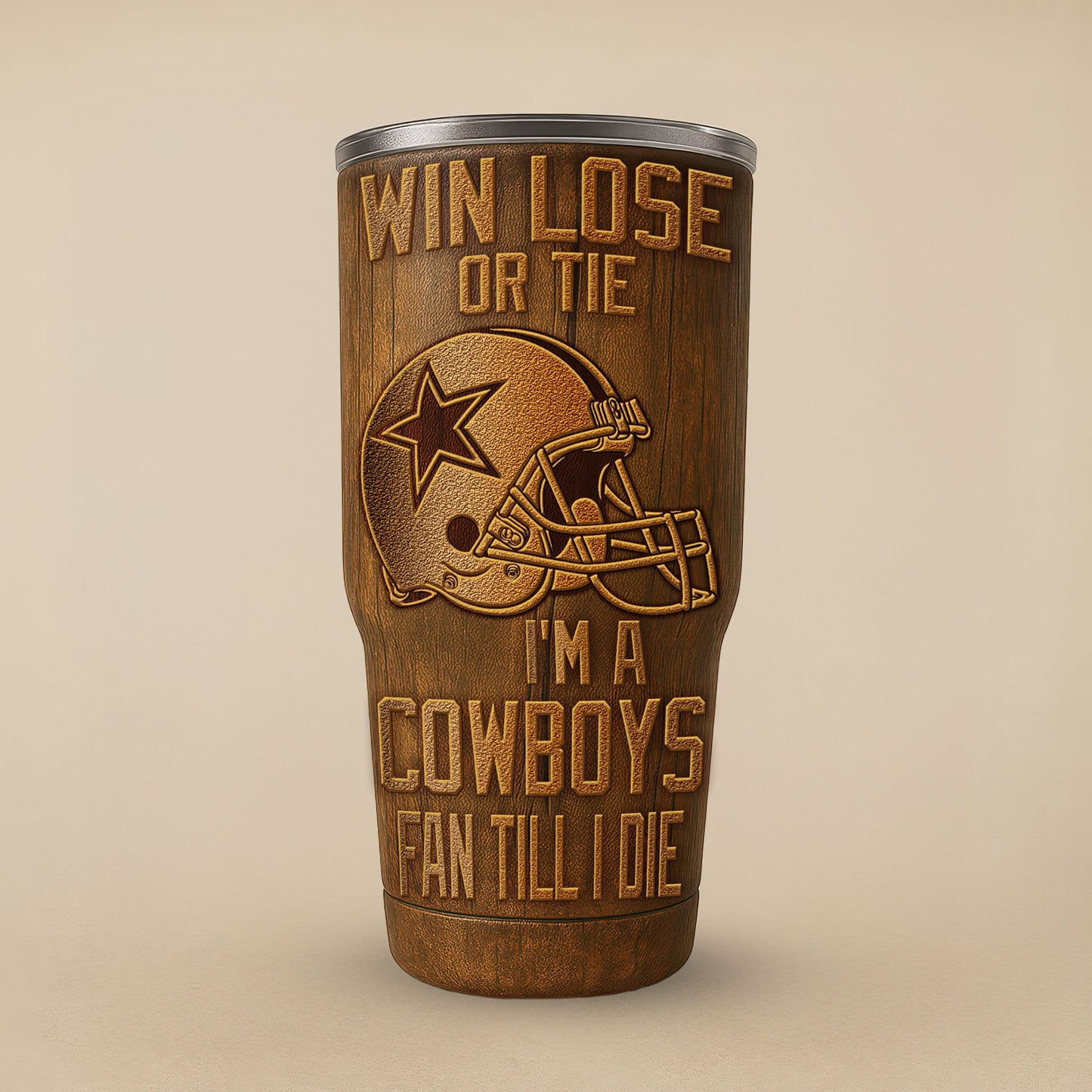 Dallas Cowboys Premium Tumbler 30oz TD Gifts For Fans AZBTTB30OZ000014