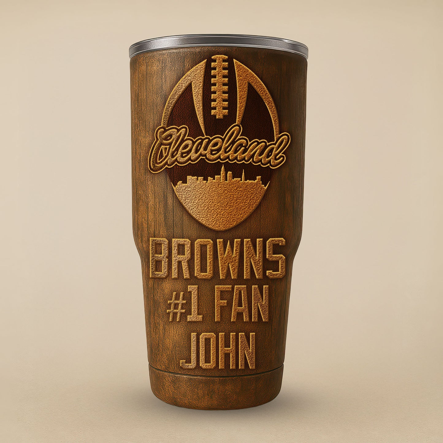 Cleveland Browns Premium Tumbler 30oz TD Gifts For Fans AZBTTB30OZ000002