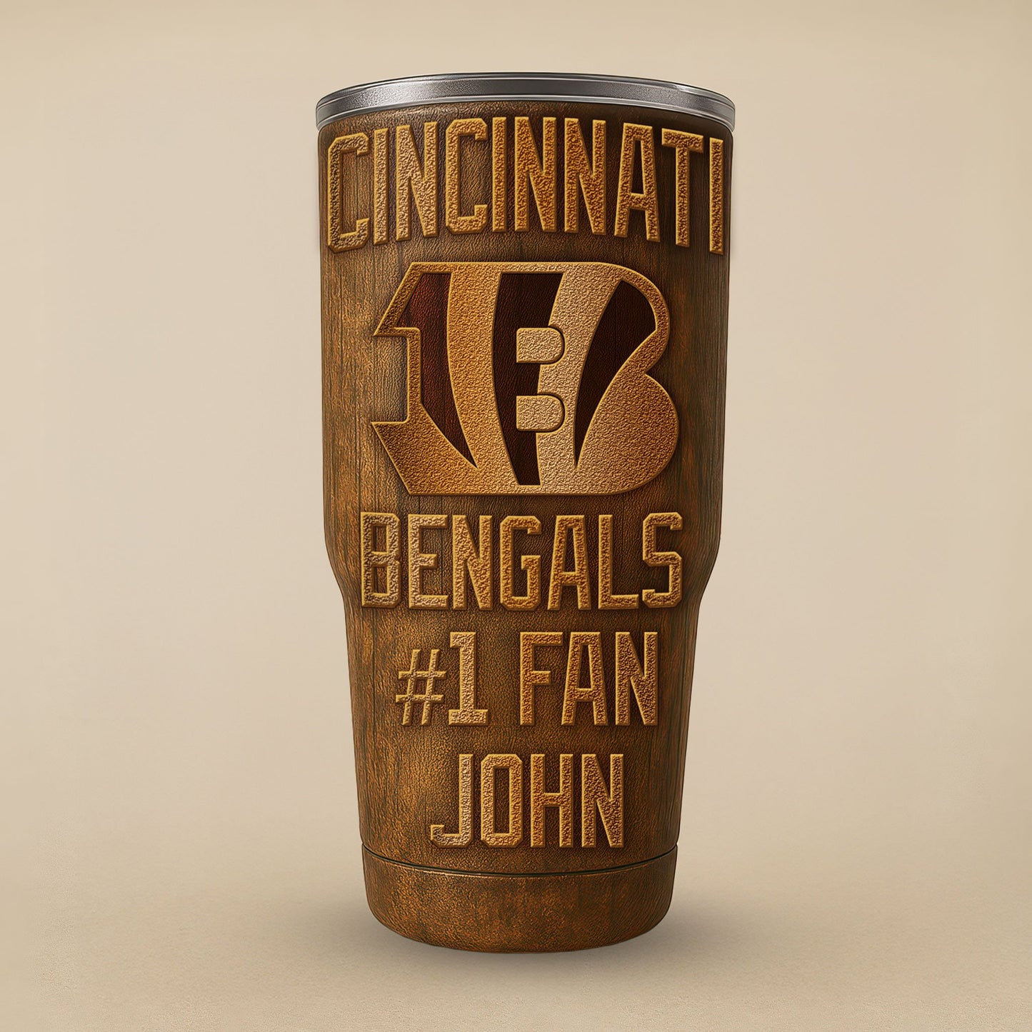 Cincinnati Bengals Premium Tumbler 30oz TD Gifts For Fans AZBTTB30OZ000020