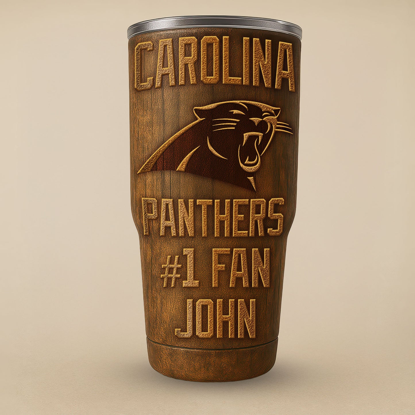 Carolina Panthers Premium Tumbler 30oz TD Gifts For Fans AZBTTB30OZ000009