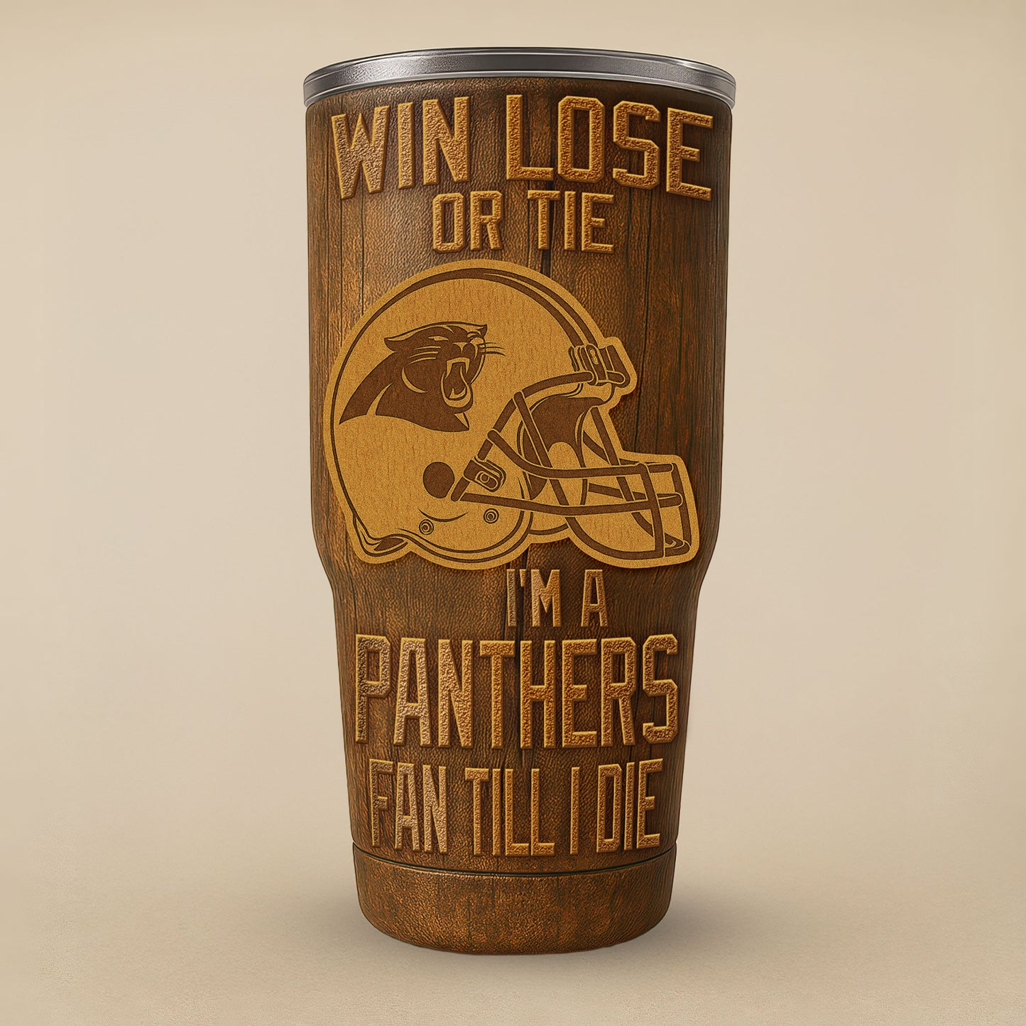 Carolina Panthers Premium Tumbler 30oz TD Gifts For Fans AZBTTB30OZ000009