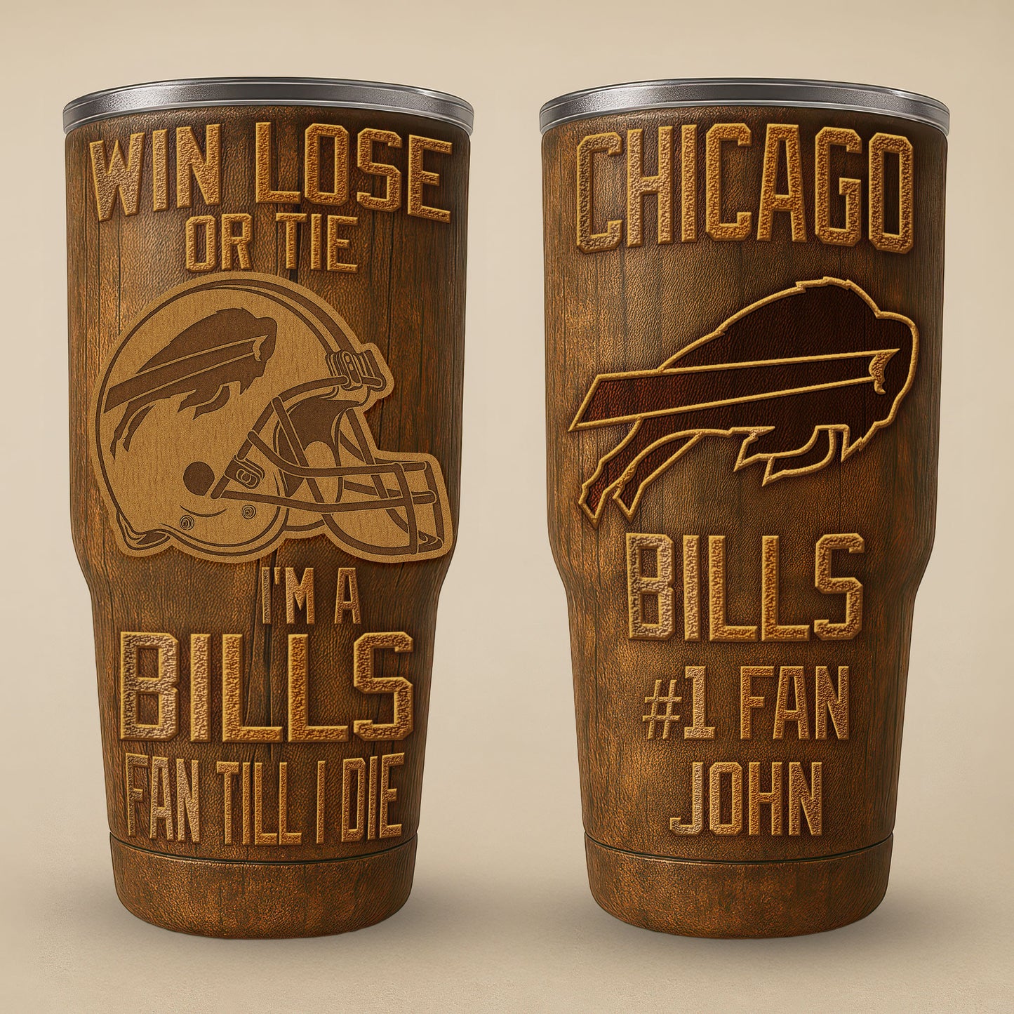 Buffalo Bills Premium Tumbler 30oz TD Gifts For Fans AZBTTB30OZ000015