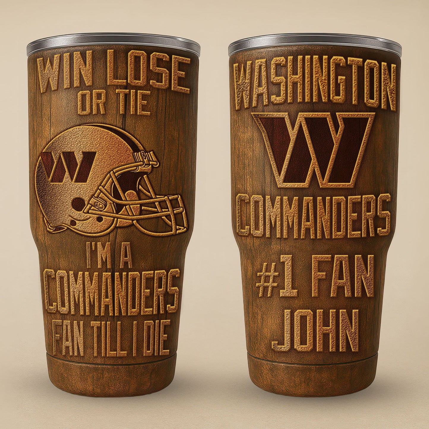 Washington Commanders Premium Tumbler 30oz TD Gifts For Fans AZBTTB30OZ000031