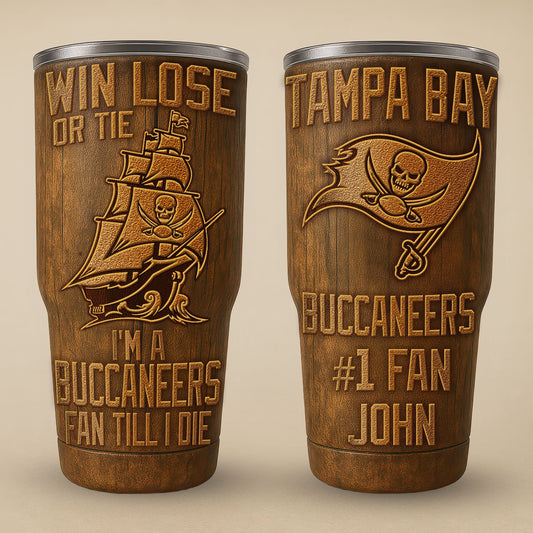 Tampa Bay Buccaneers Premium Tumbler 30oz TD Gifts For Fans AZBTTB30OZ000024