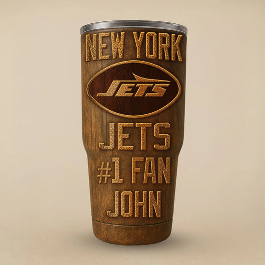 New York Jets Premium Tumbler 30oz TD Gifts For Fans AZBTTB30OZ000022