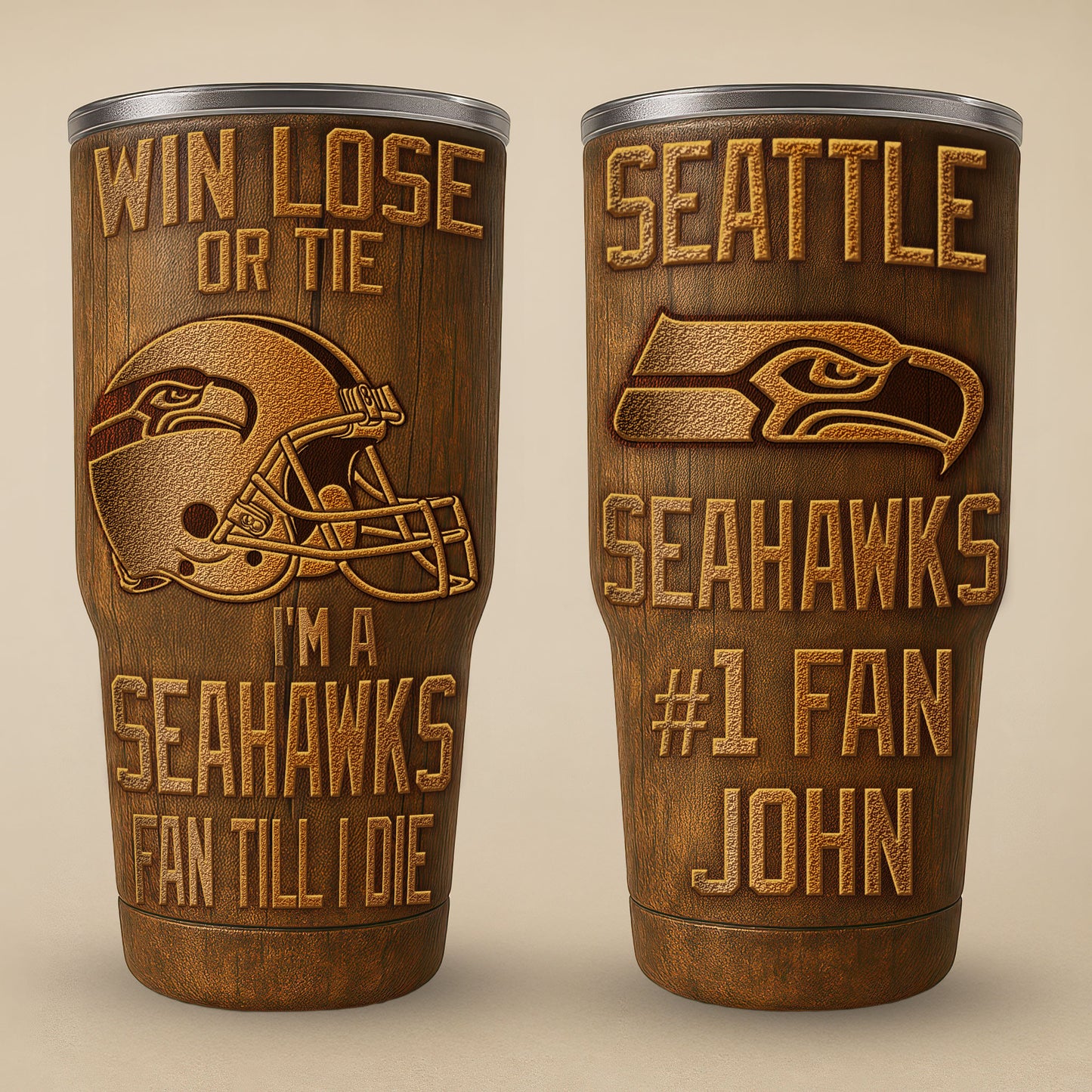 Seattle Seahawks Premium Tumbler 30oz TD Gifts For Fans AZBTTB30OZ000004