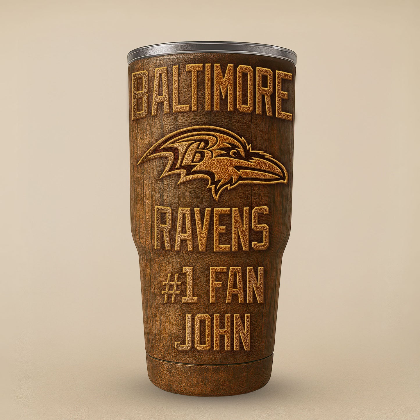 Baltimore Ravens Premium Tumbler 30oz TD Gifts For Fans AZBTTB30OZ000006