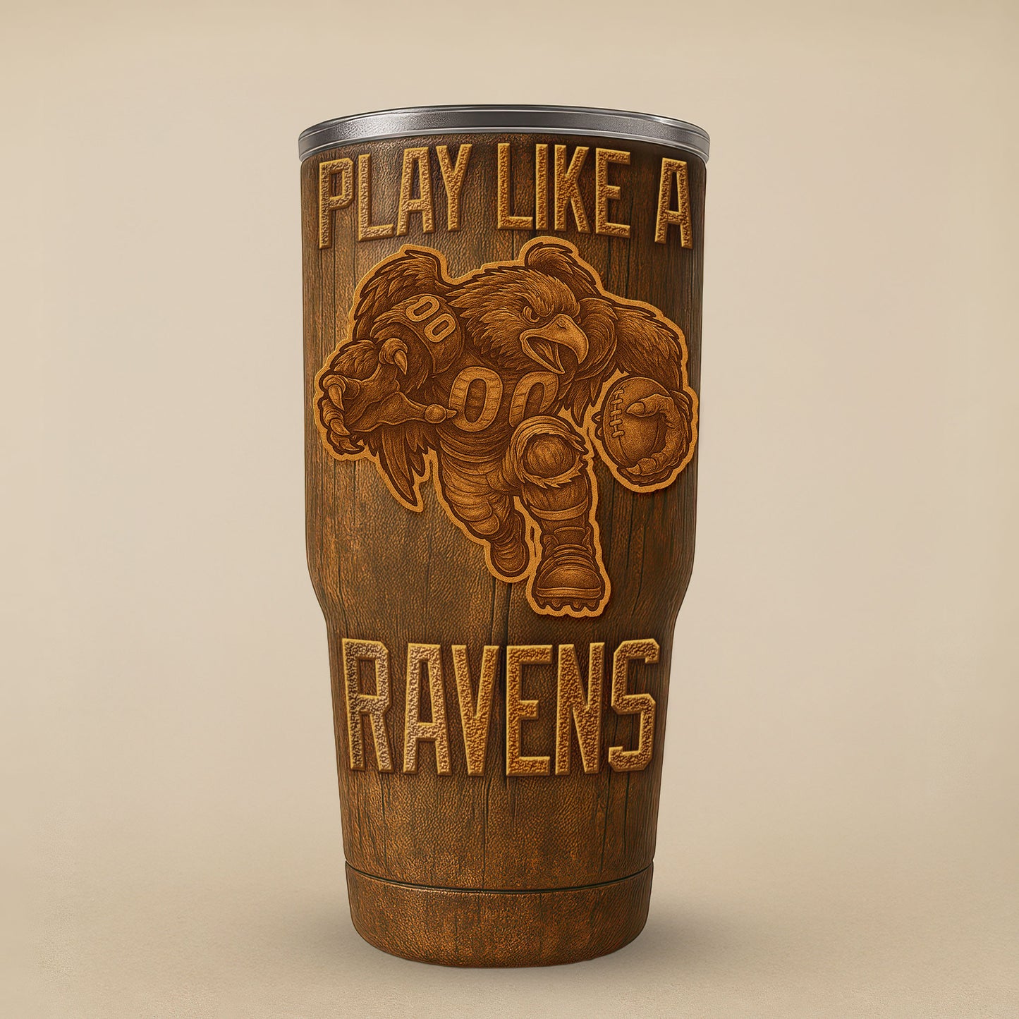 Baltimore Ravens Premium Tumbler 30oz TD Gifts For Fans AZBTTB30OZ000006