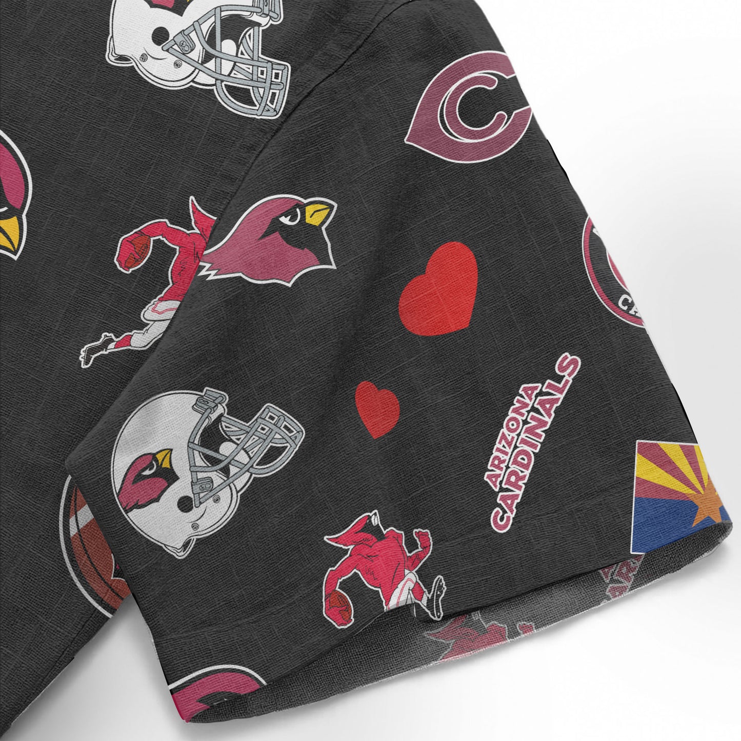 Arizona Cardinals Personalized Hawaiian Shirt 100% Cotton AZBTCHW000001