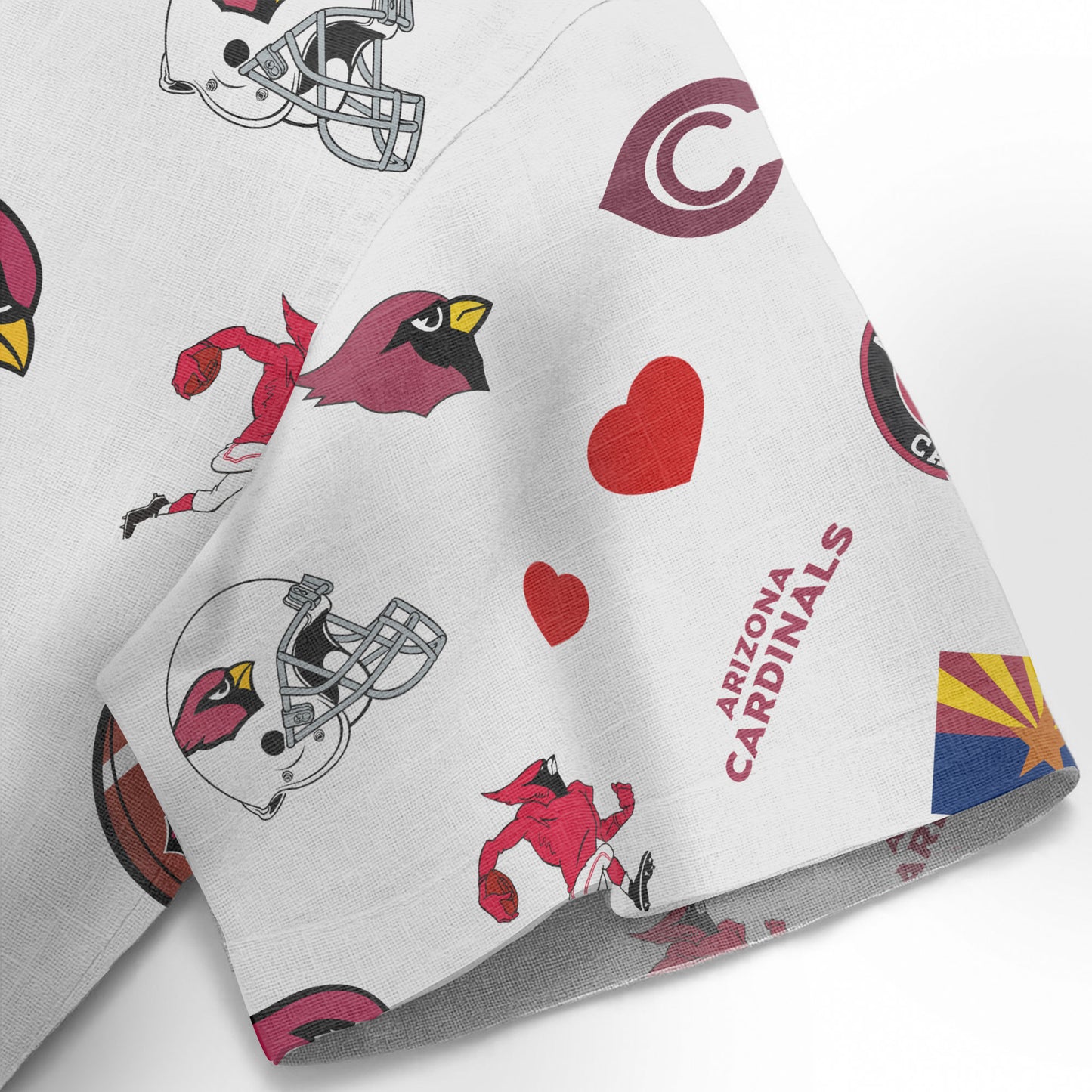 Arizona Cardinals Personalized Hawaiian Shirt 100% Cotton AZBTCHW000001