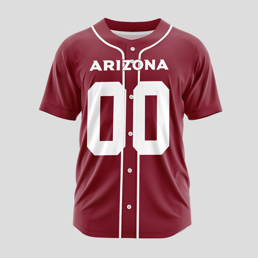 Arizona Cardinals Classic Baseball Jersey Customize Your Name & Number AZEMBJS000101