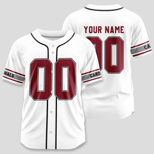 Arizona Cardinals Classic Baseball Jersey Customize Your Name & Number AZEMBJS000102