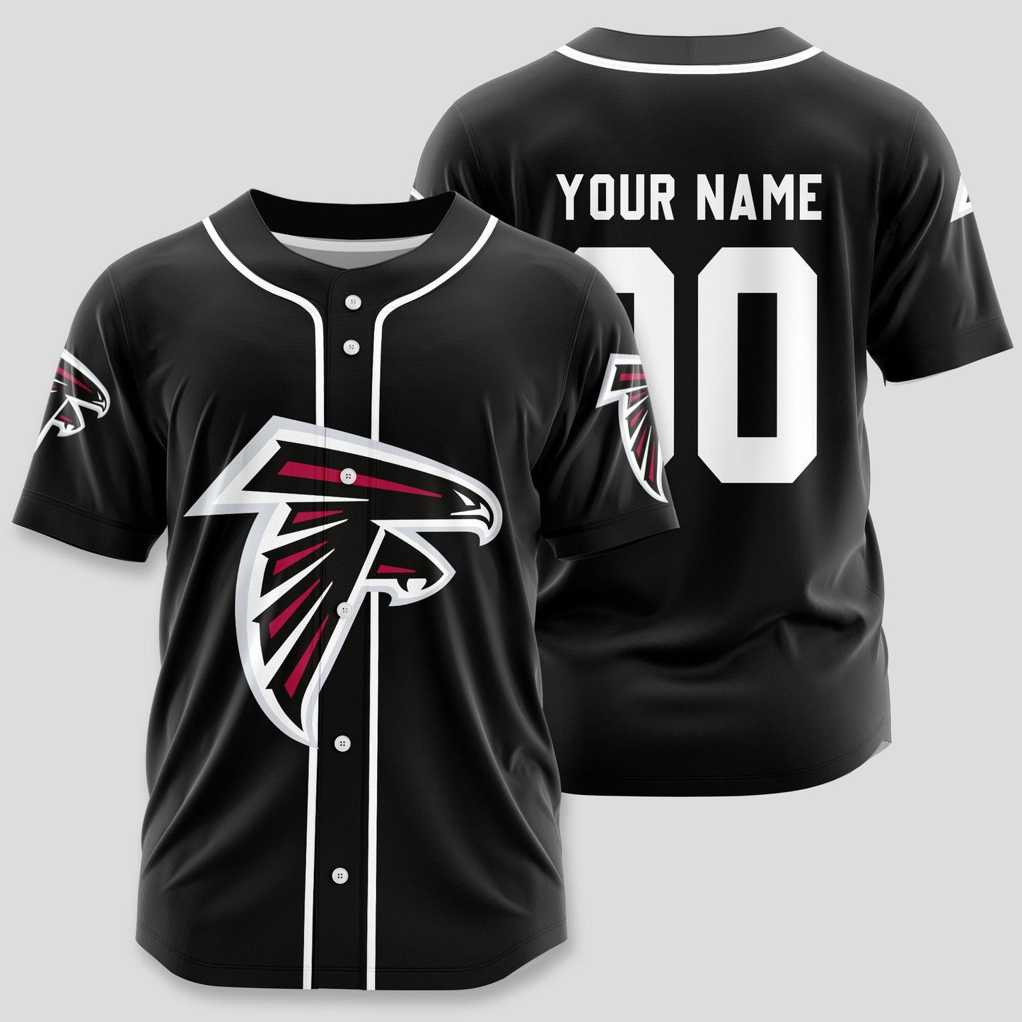 Atlanta Falcons Classic Baseball Jersey Customize Your Name & Number AZEMBJS000104