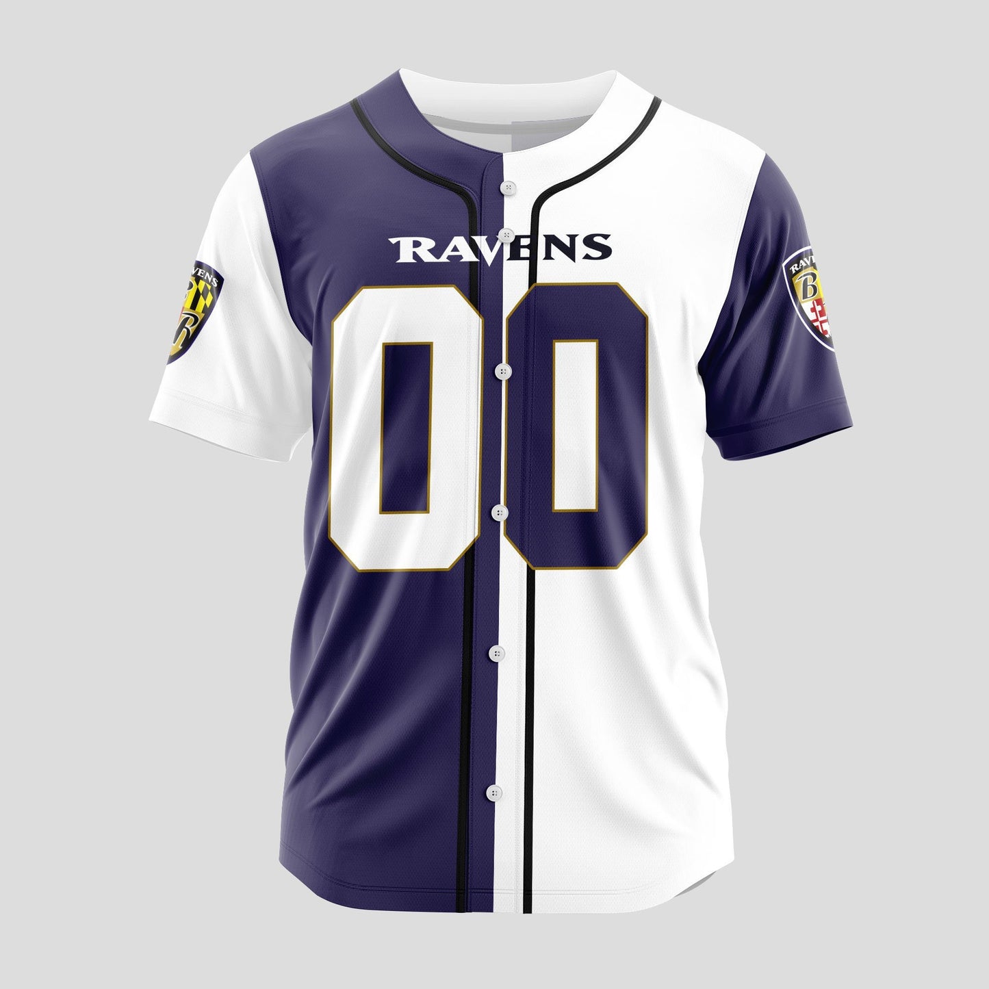 Baltimore Ravens Classic Baseball Jersey Customize Your Name & Number AZEMBJS000105