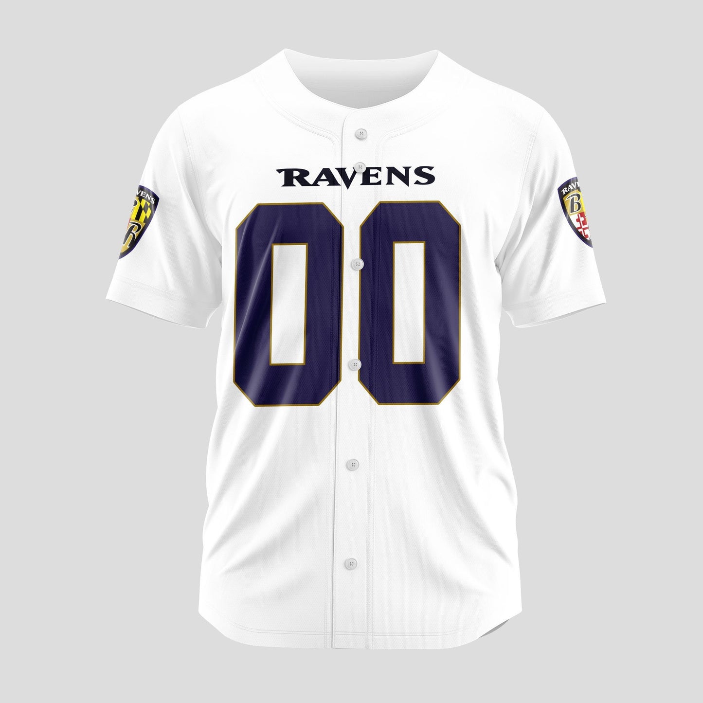 Baltimore Ravens Classic Baseball Jersey Customize Your Name & Number AZEMBJS000106