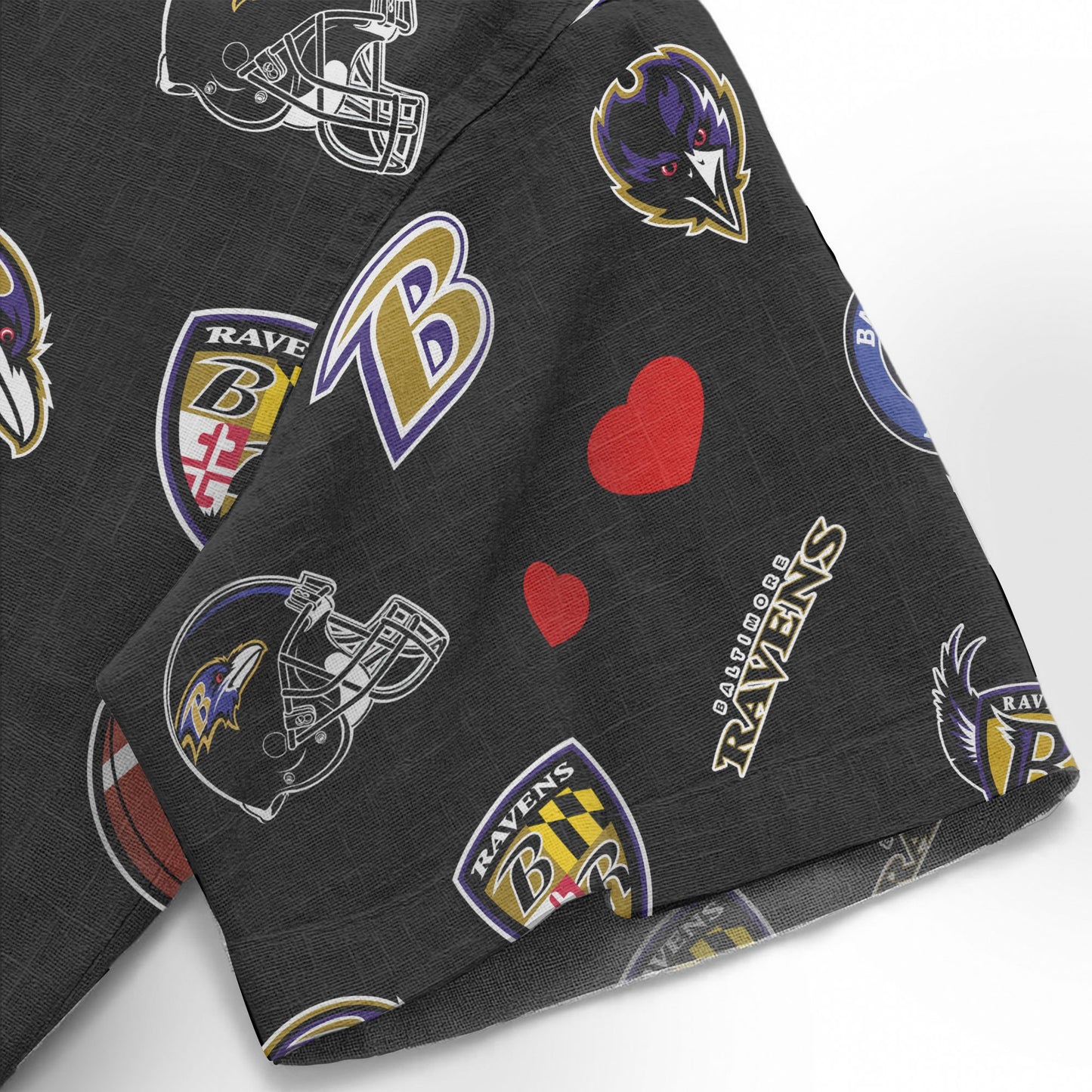 Baltimore Ravens Personalized Hawaiian Shirt 100% Cotton AZBTCHW000003