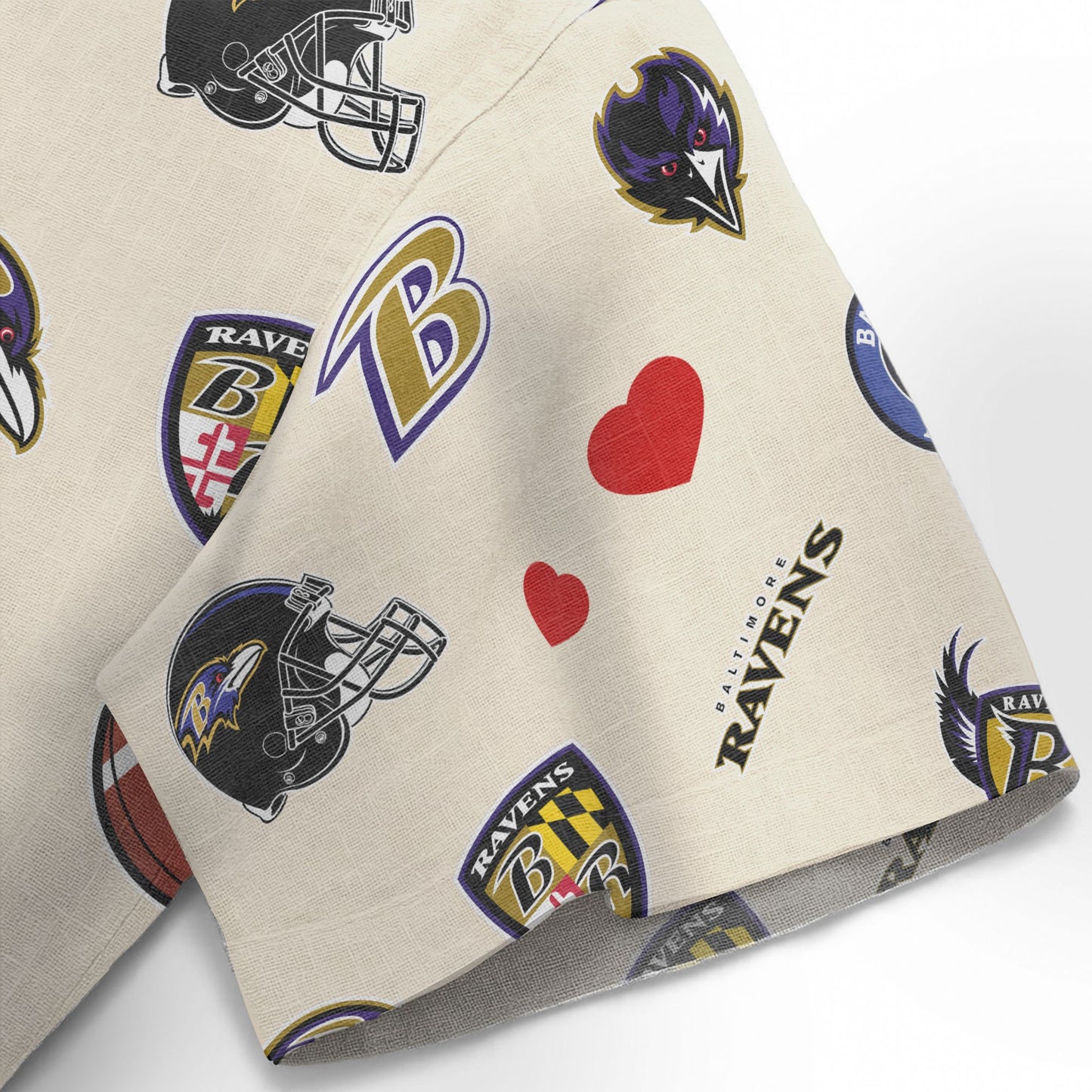 Baltimore Ravens Personalized Hawaiian Shirt 100% Cotton AZBTCHW000003