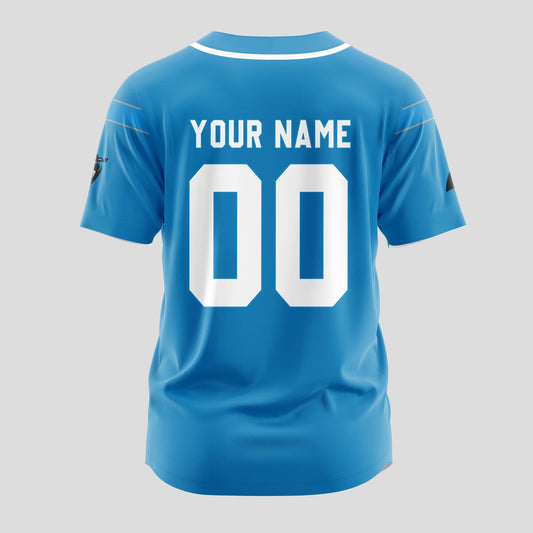 Carolina Panthers Classic Baseball Jersey Customize Your Name & Number AZEMBJS000110