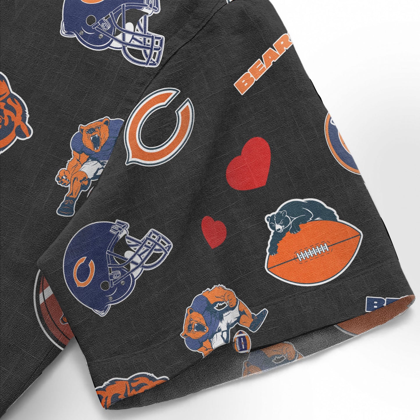 Chicago Bears Personalized Hawaiian Shirt 100% Cotton AZBTCHW000005