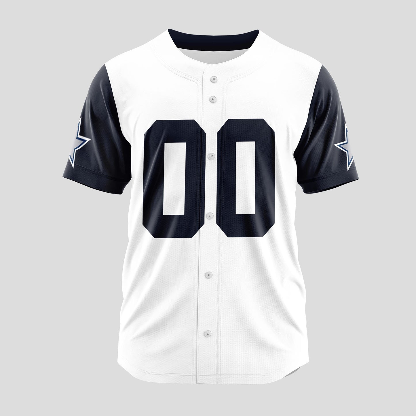 Dallas Cowboys Classic Baseball Jersey Customize Your Name & Number AZEMBJS000116