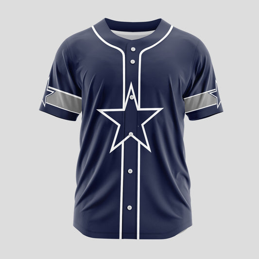 Dallas Cowboys Classic Baseball Jersey Customize Your Name & Number AZEMBJS000117