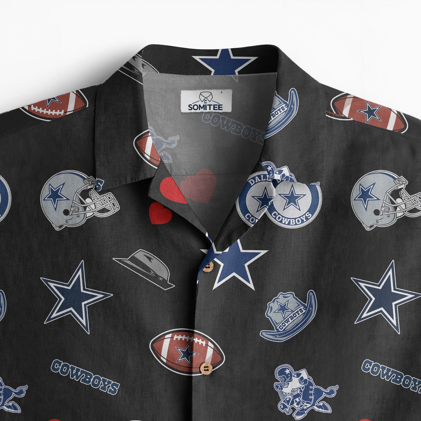 Dallas Cowboys Personalized Hawaiian Shirt 100% Cotton AZBTCHW000007