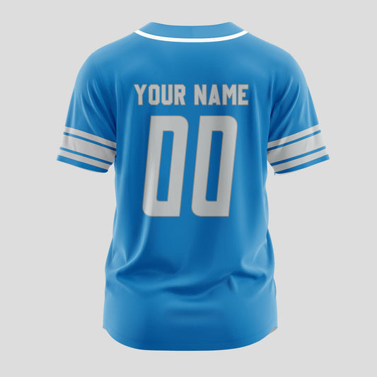 Detroit Lions Classic Baseball Jersey Customize Your Name & Number AZEMBJS000007