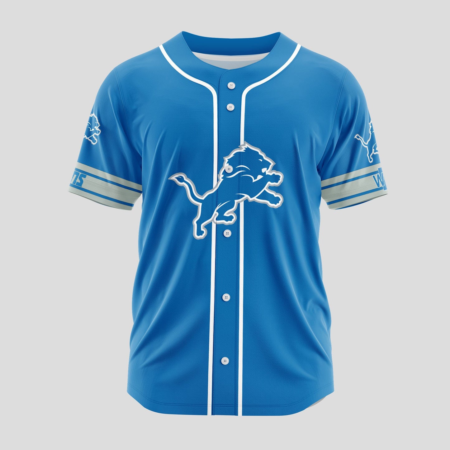 Detroit Lions Classic Baseball Jersey Customize Your Name & Number AZEMBJS000003