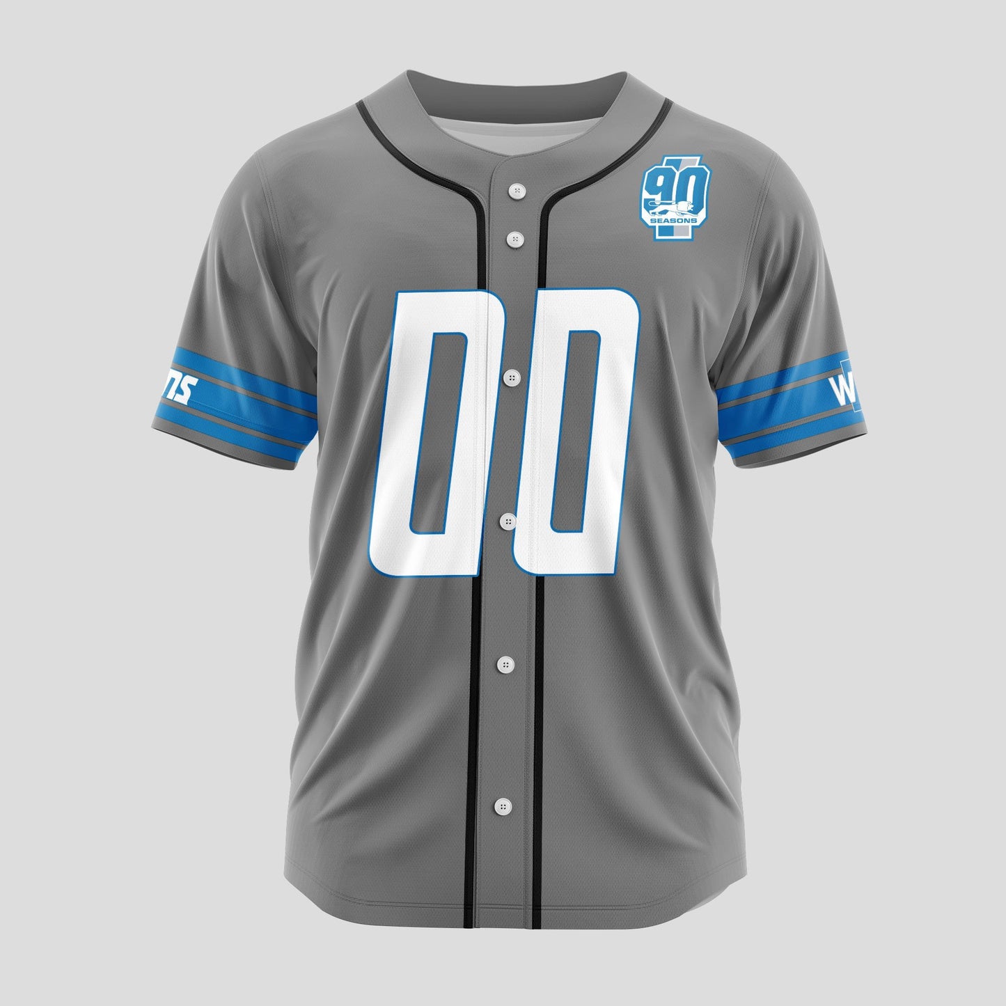 Detroit Lions Classic Baseball Jersey Customize Your Name & Number AZEMBJS000006